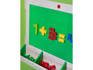 Развивающее панно для вертикального МУЛЬТИ конструирования / 930, зеленое поле