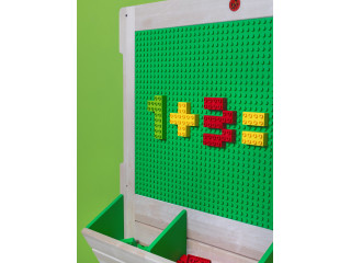 Развивающее панно для вертикального МУЛЬТИ конструирования / 930, зеленое поле