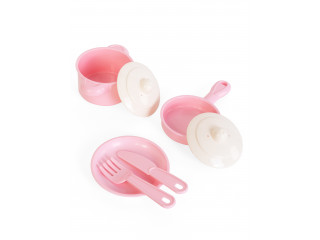 Набор столовой посуды для игры с куклой / 36 предметов в системе хранения Игротека