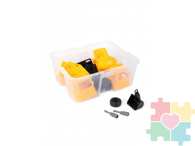 Конструктор Строительная техника / 59 элементов в системе хранения Игротека