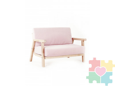 Диван детский Аврора / розовый