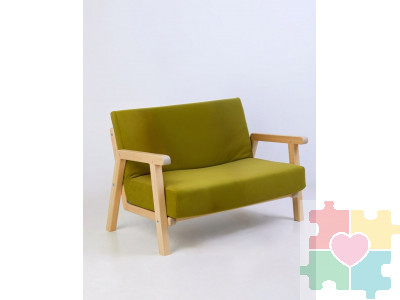 Диван детский Аврора / зелёный