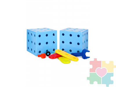 Крупногабаритный конструктор Мультикрути / 350 деталей