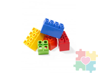 Крупногабаритный конструктор Мультистрой / 900 деталей