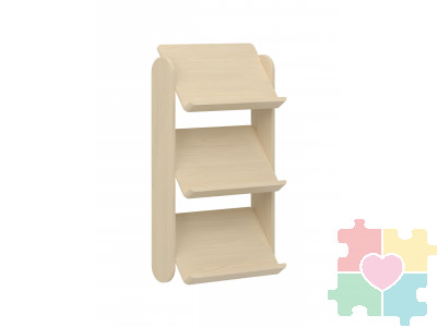 Полка настенная наклонная 52х89 / 3 яруса