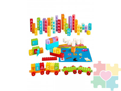 Английский Алфавит / 130 деталей, DUPLO в системе хранения Игротека