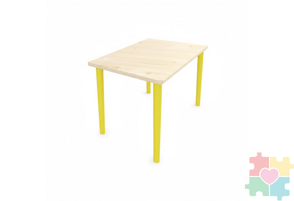 Стол детский трапециевидный 520 / жёлтый Стол детский трапециевидный 520 / жёлтый
