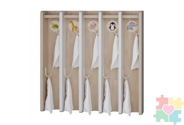 Вешалка для полотенец / 5 секций