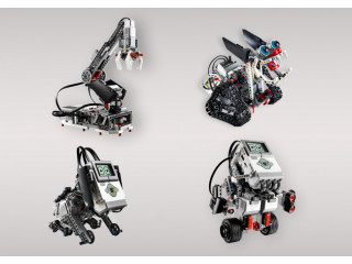 Комплект для занятий робототехникой с пластиковыми боксами для хранения деталей (сборка А45544-00 и А45560-00)