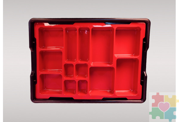 Комплект для занятий робототехникой с пластиковыми боксами для хранения деталей (сборка А45544-00 и А45560-00)