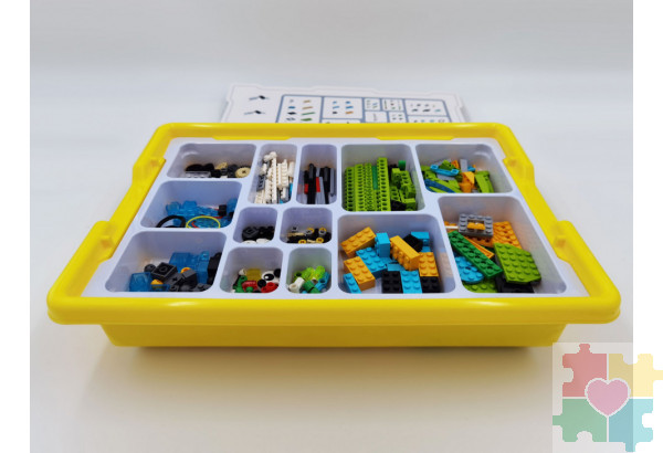 Набор для занятий робототехникой с пластиковым боксом для хранения деталей сборка 45300-00