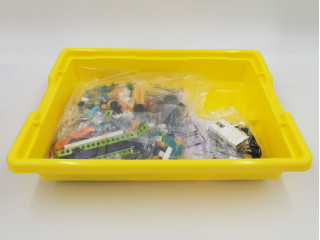 Набор для занятий робототехникой с пластиковым боксом для хранения деталей сборка 45300-00