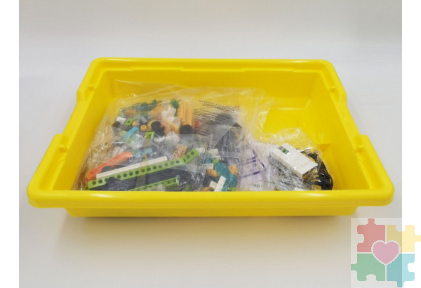 Набор для занятий робототехникой с пластиковым боксом для хранения деталей сборка 45300-00