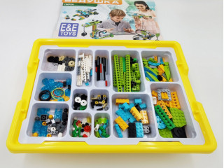 Набор для занятий робототехникой с пластиковым боксом для хранения деталей сборка 45300-00