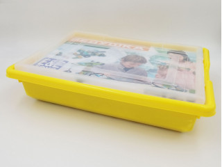 Набор для занятий робототехникой с пластиковым боксом для хранения деталей сборка 45300-00