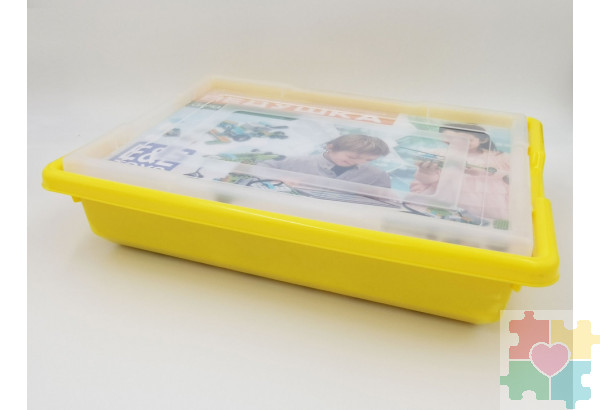 Набор для занятий робототехникой с пластиковым боксом для хранения деталей сборка 45300-00