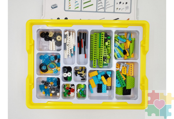 Набор для занятий робототехникой с пластиковым боксом для хранения деталей сборка 45300-00