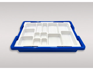 Набор для занятий робототехникой с пластиковым боксом для хранения деталей (45300 home)