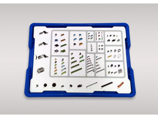 Набор для занятий робототехникой с пластиковым боксом для хранения деталей (45300 home)