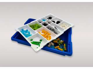 Набор для занятий робототехникой с пластиковым боксом для хранения деталей (45300 home)