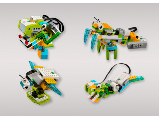 Набор для занятий робототехникой с пластиковым боксом для хранения деталей (45300 home)