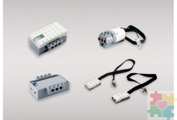 Набор для занятий робототехникой с пластиковым боксом для хранения деталей (45300 home)