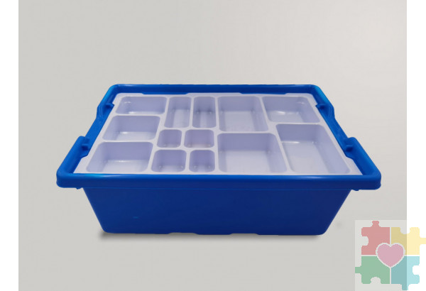 Набор для занятий робототехникой с пластиковым боксом для хранения деталей (сборка А9686-00)