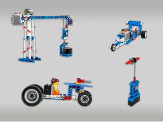 Набор для занятий робототехникой с пластиковым боксом для хранения деталей (сборка А9686-00)