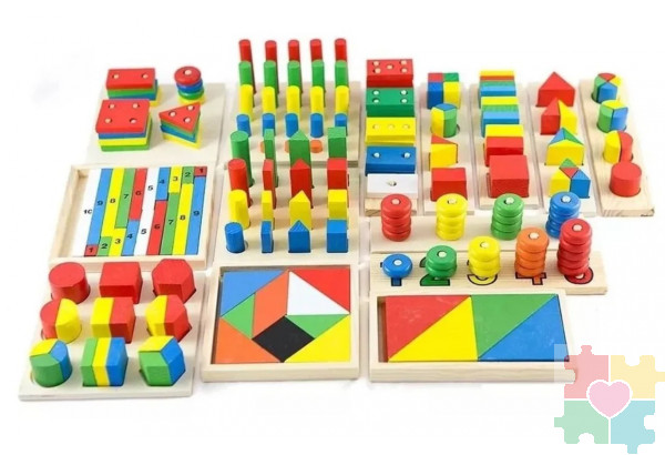 Развивающий набор "Монтессори 14 в 1"