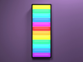 Светозвуковая панель "Лестница света" (9 ячеек)