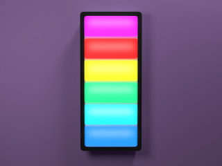 Светозвуковая панель "Лестница света" (12 ячеек)