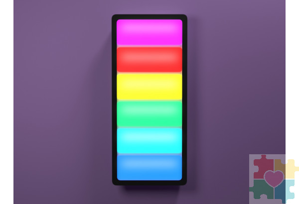 Светозвуковая панель "Лестница света" (12 ячеек)