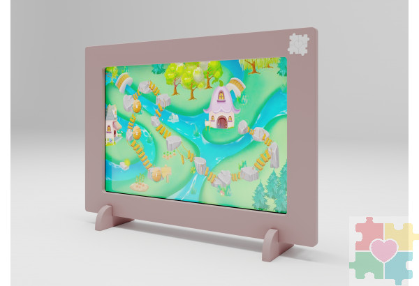 Умное зеркало логопеда Инклюзив (сенсорное)